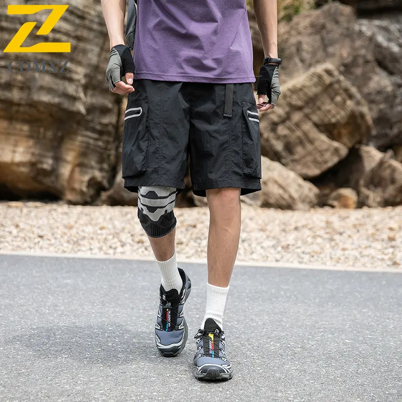 Men Casual Jacket 2025 Summer New Quick Drying Breathable Loose Big Pocket Workwear Sports Shorts Outdoor Camping Hiking Shorts