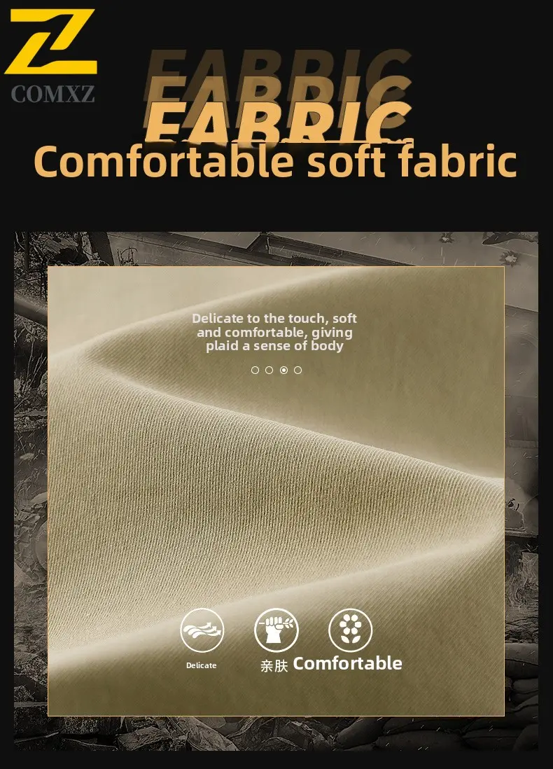 Summer Men Casual Pant 2025 New Trend Versatile Skin Friendly Breathable Harun Pants Drawstring Multi Pocket Camping Hiking Pant