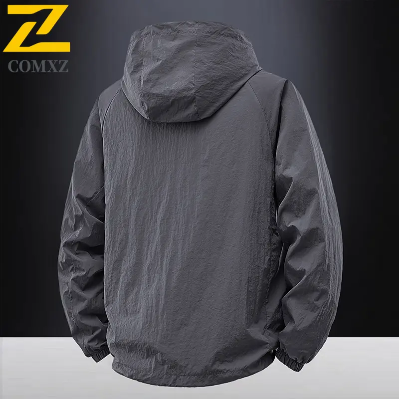 Men's Jacket Outdoor Windproof Lightweight Hiking Trekking Travel Coats Sports Exploration Camping Waterproof Breathable Coat