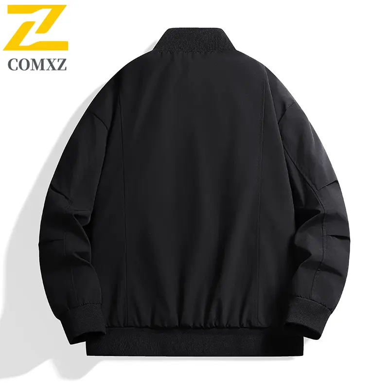 2025 New Preppy Men Jacket Autumn Winter Sports Casual Baseball Coat Windproof Outdoor Hiking Streetwear Fashion Lightweight