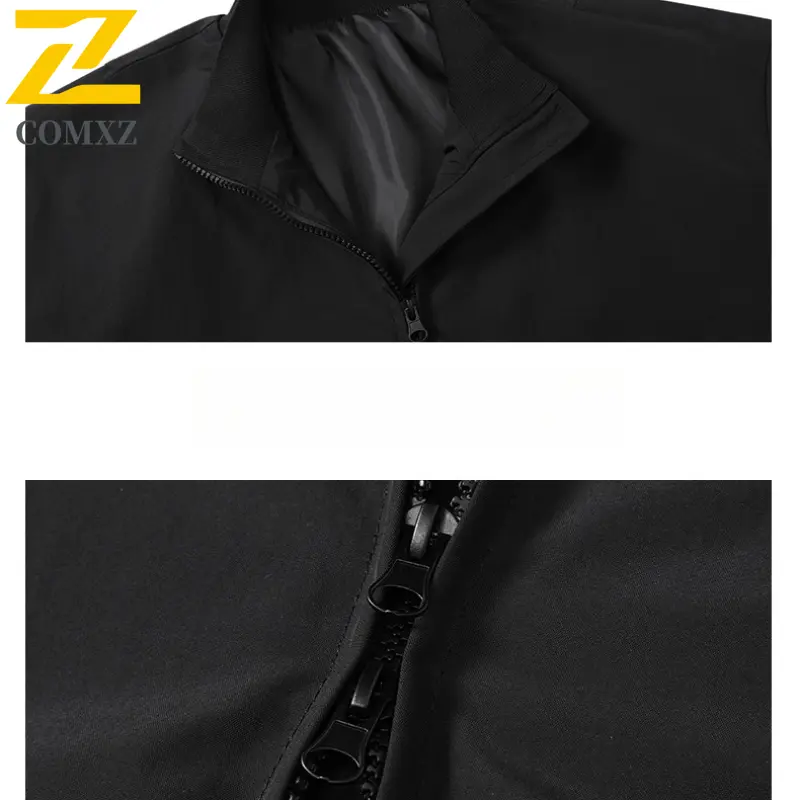 2025 New Preppy Men Jacket Autumn Winter Sports Casual Baseball Coat Windproof Outdoor Hiking Streetwear Fashion Lightweight