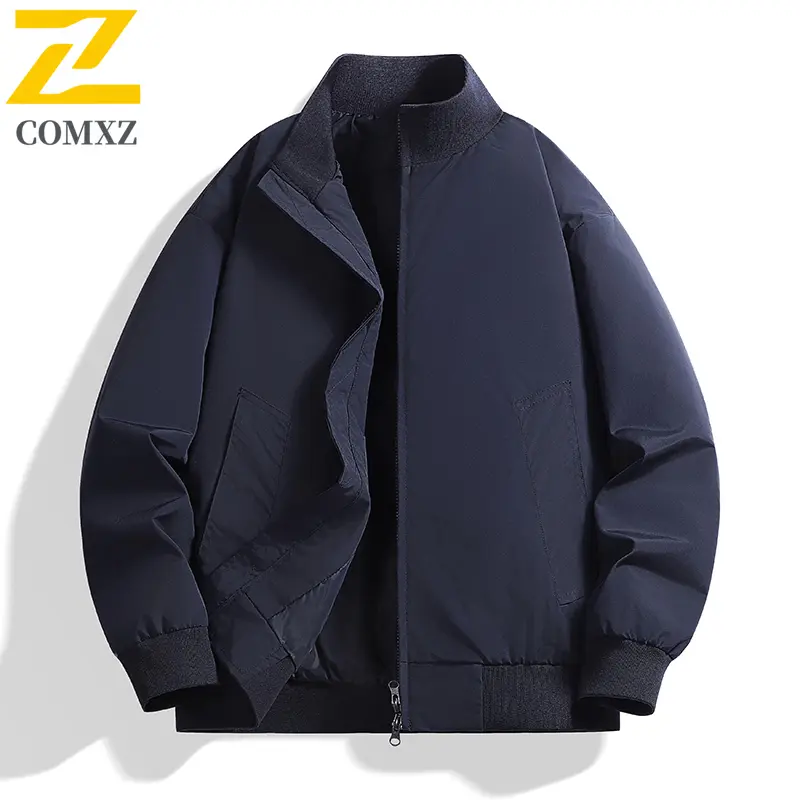 2025 New Preppy Men Jacket Autumn Winter Sports Casual Baseball Coat Windproof Outdoor Hiking Streetwear Fashion Lightweight