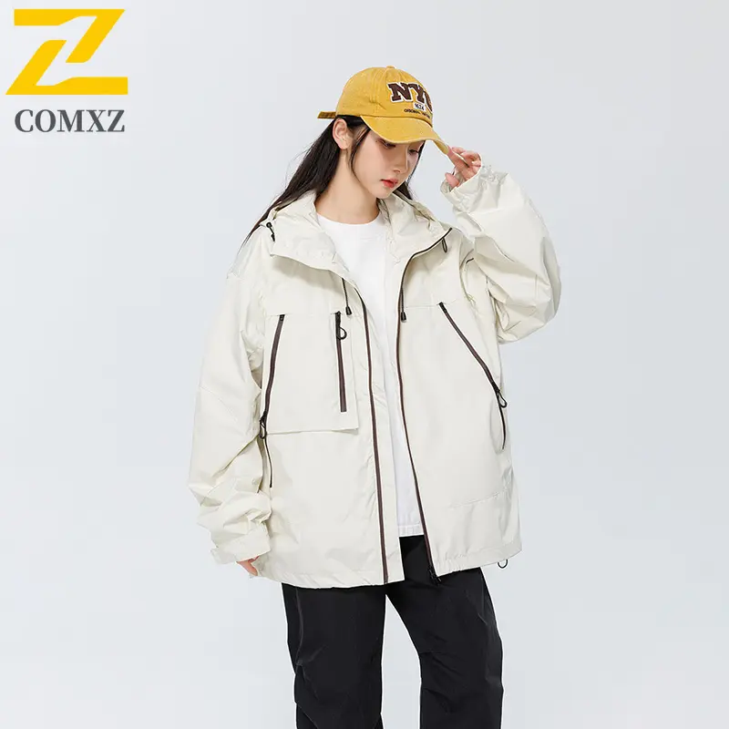 Trendy Men Jacket Windproof Waterproof Outdoor Adventure Travel Coat Lightweight Warm Winter Windbreaker Casual Streetwear Parka