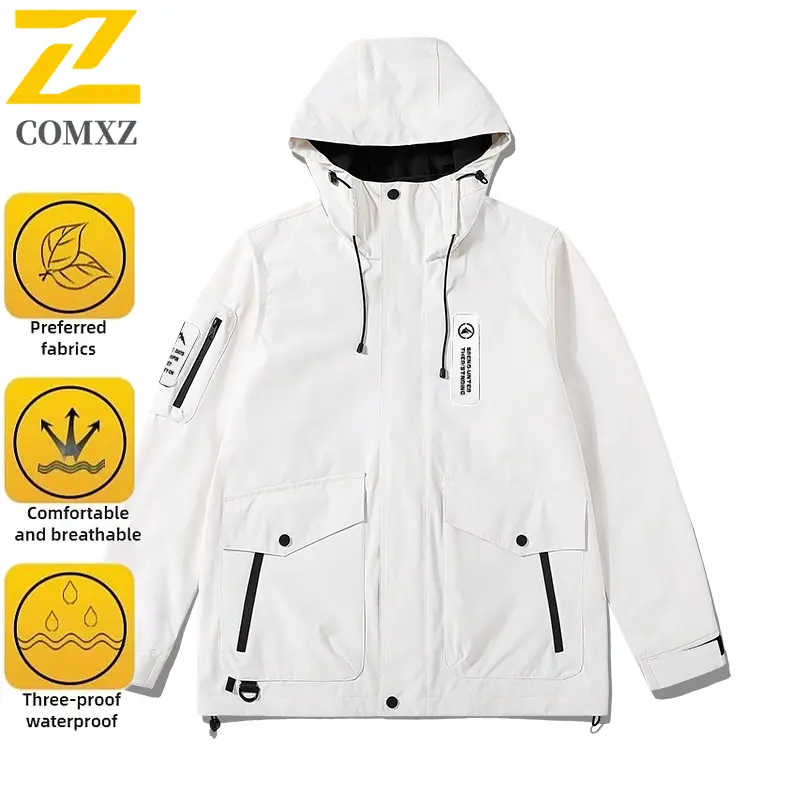 Men's Charge Jacket 2025 New Windproof Waterproof Breathable Mountaineering Sports Hooded Jacket Outdoor Camping Travel Jacket