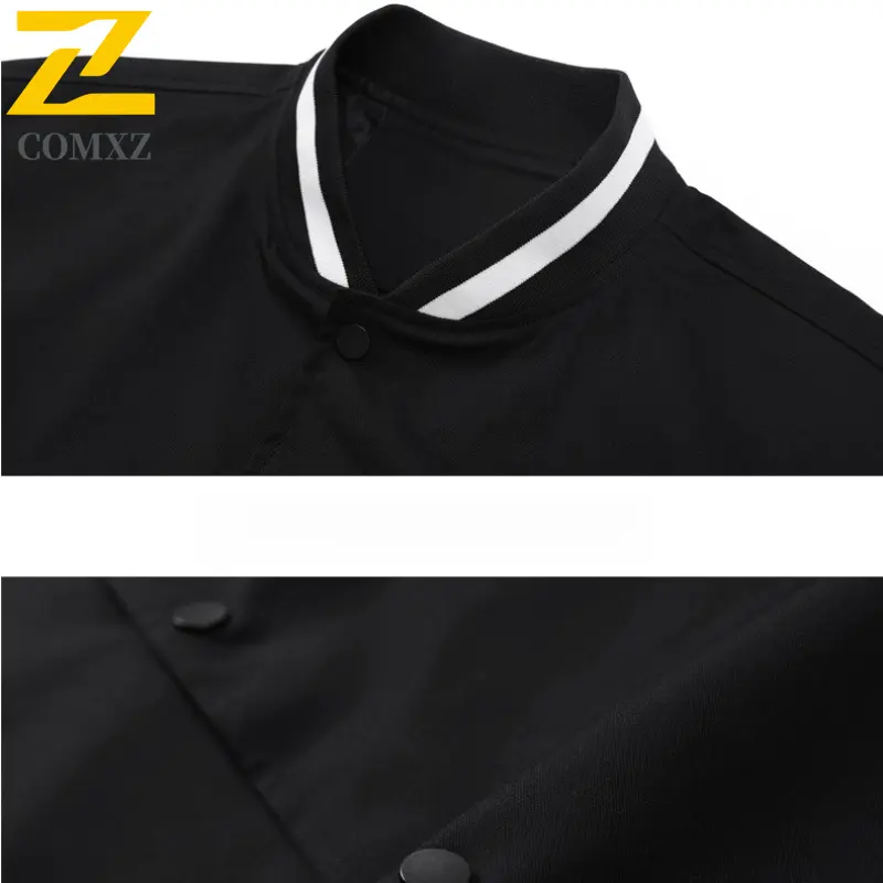 Trendy Men Jacket Autumn Baseball Style Casual Walking Travel Coat Outdoor Work Activities Lightweight Comfortable Windbreaker