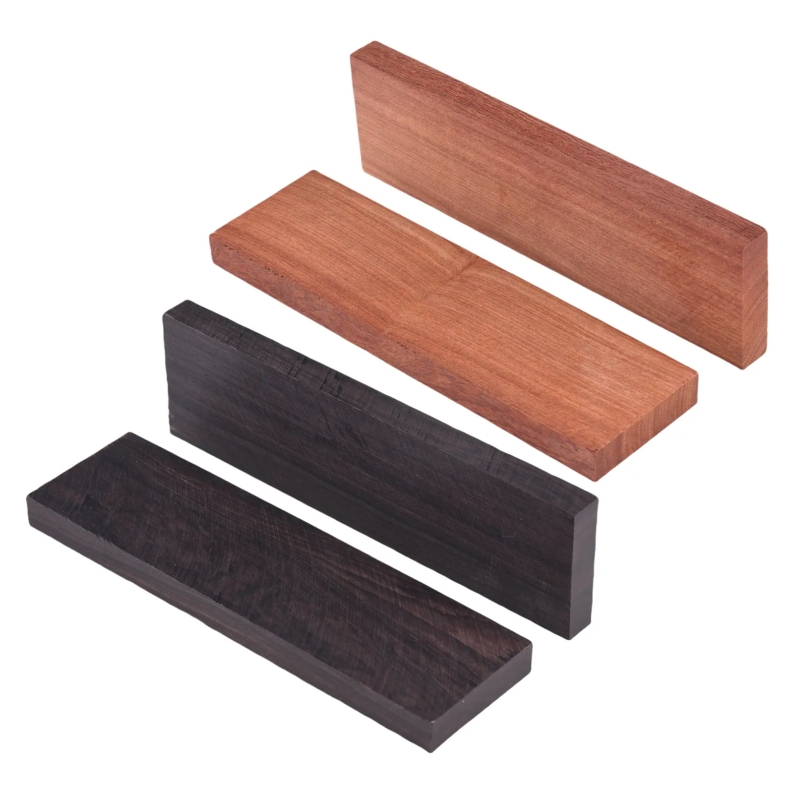 2 Pack Acoustic Guitar Unfinished Bridge Handmade DIY Parts Guitar Bridge Blank for Wood Guitar Accessories