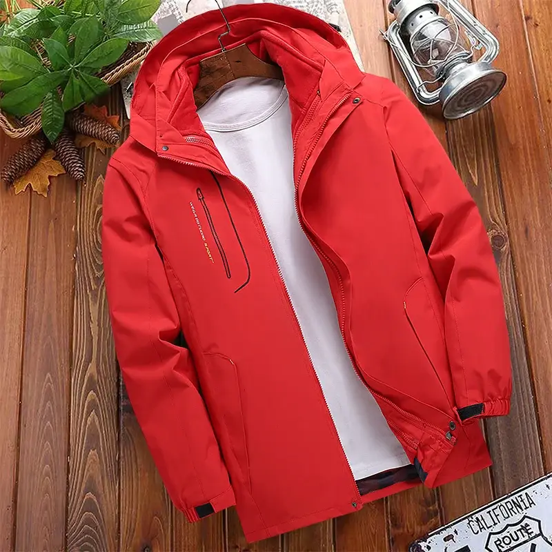 Autumn Hoodie Jackets Men's Windproof Waterproof Warmth Fashion Trends Male Coat Versatile Outdoor Mountaineering Clothing New
