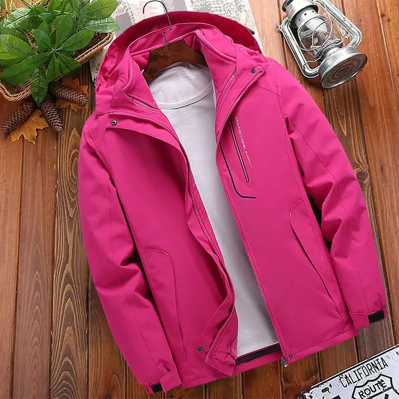 Autumn Hoodie Jackets Men's Windproof Waterproof Warmth Fashion Trends Male Coat Versatile Outdoor Mountaineering Clothing New