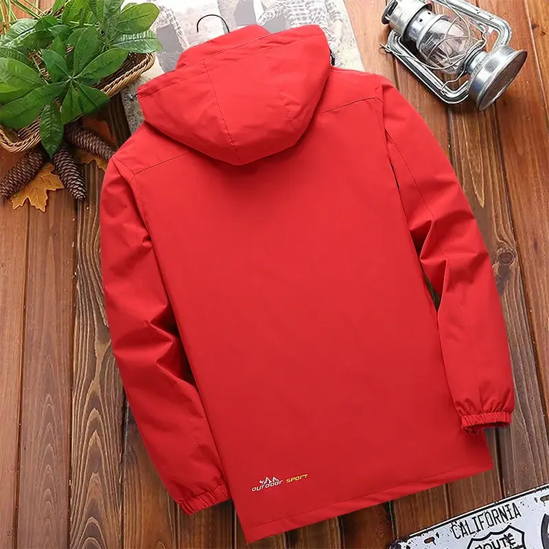 Autumn Hoodie Jackets Men's Windproof Waterproof Warmth Fashion Trends Male Coat Versatile Outdoor Mountaineering Clothing New