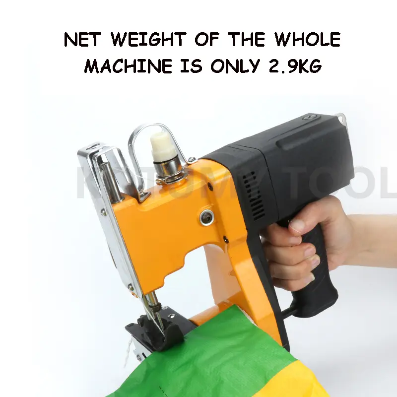 GK9-890 Electric Sewing Machine Handheld Woven Bag Sealing Packaging Machine Portable Bag Closer Stitching Machine