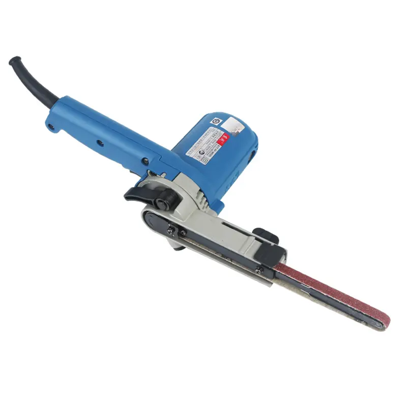 220V Electric Belt Sander Belt Grinder Angle Grinding Machine with 9x533mm Sanding Belts DIY Polishing Machine for Wood Metal