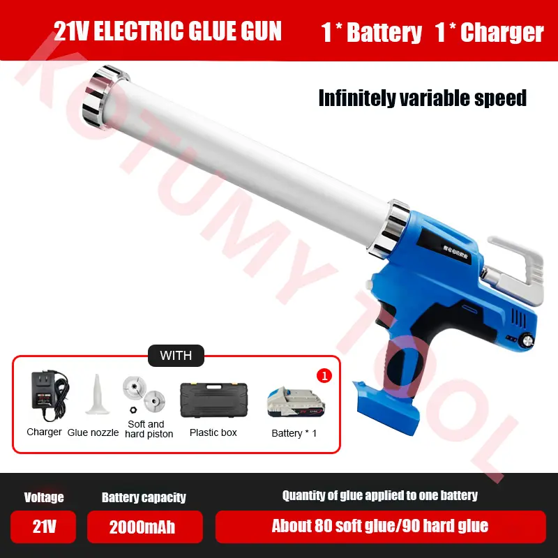 Electric Caulking Gun  Sealing Gun Cordless Glue Gun Portable Glass Hard Rubber Sealant Gun Sealing Caulking Filling Tool