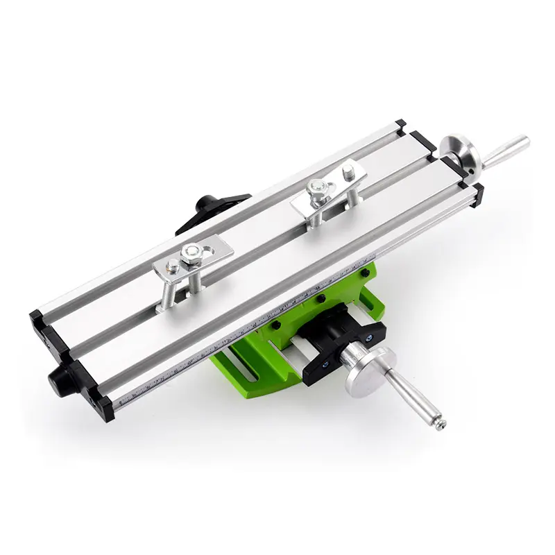 Mini Milling Machine Worktable Compound Bench Drilling Slide Table Working Cross Table Drilling Machine Vise Fixture Table Bench