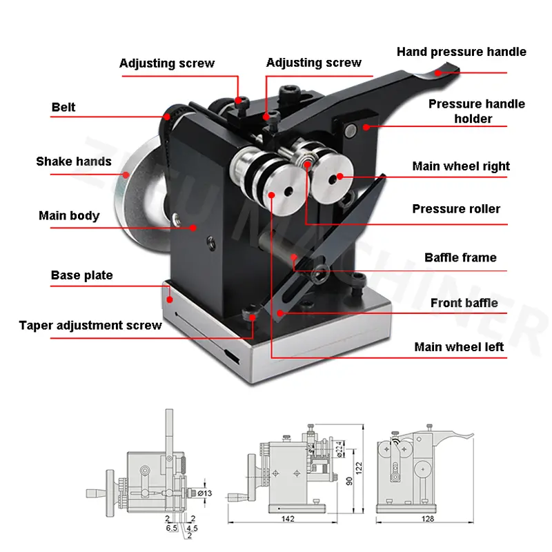 High Precision Grinding Tool Punch Grinder Grinding Machine Small Punching Needle Forming Machine 0.5-10mm