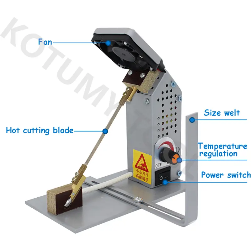 YC-18 Tape Hot Cutting Machine Ribbon Lace Cutting Machine Nylon Satin Heating Cutting Machine Small Trademark Cutting Tool