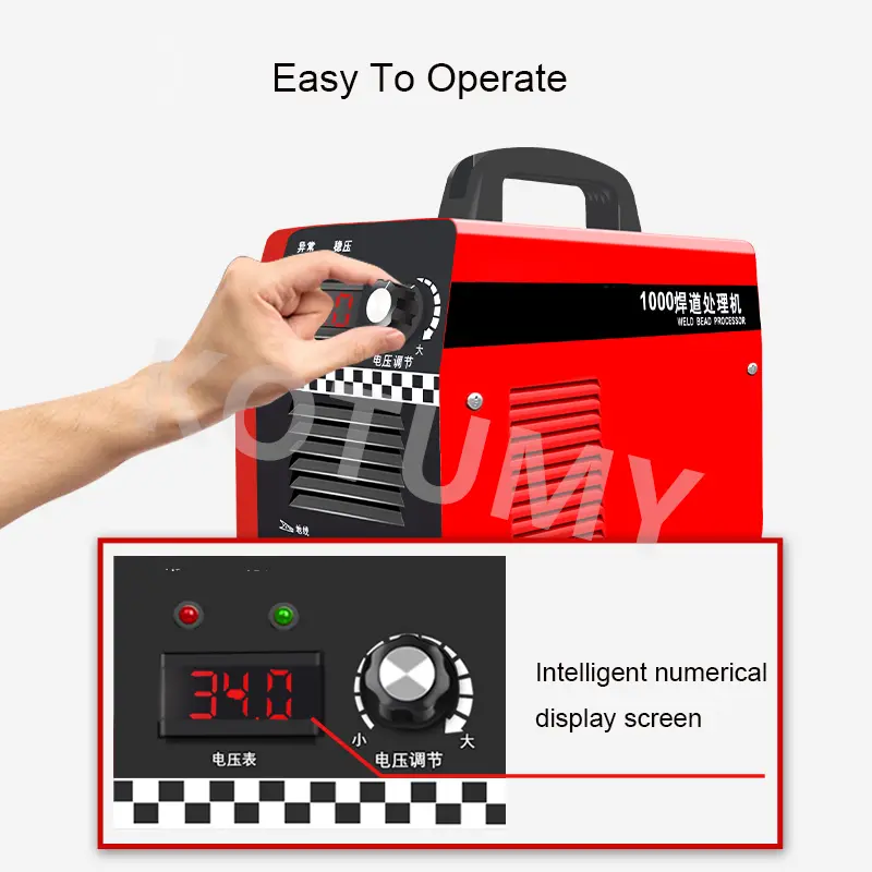 220V Weld Bead Processor Welding Seam Brush Cleaning Machine Argon Arc Welding Pickling Electrolytic Polishing Machine