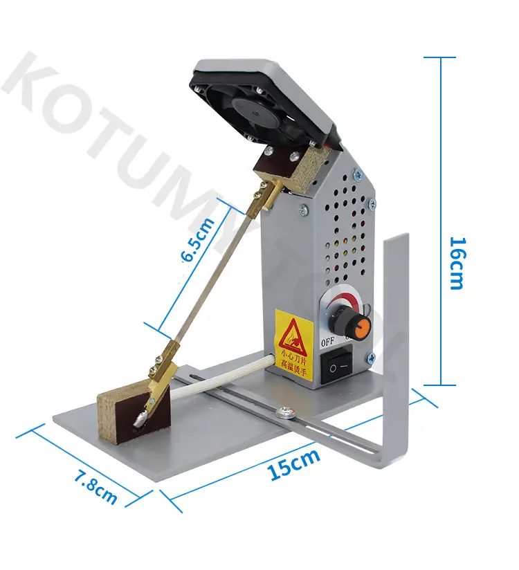 YC-18 Tape Hot Cutting Machine Ribbon Lace Cutting Machine Nylon Satin Heating Cutting Machine Small Trademark Cutting Tool