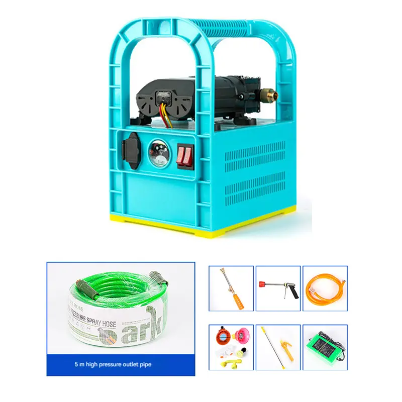 12V 220V High Pressure Electric Water Pump Sprayer Pumps Agricultural Rechargeable Spraying Pesticides Car Wash Pump
