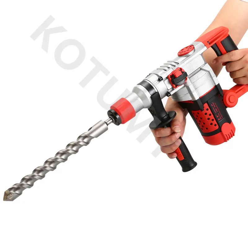 2200W 220V Electric Impact Drill Multifunction Hammer Pick household Professional Concrete Industrial Grade Tool