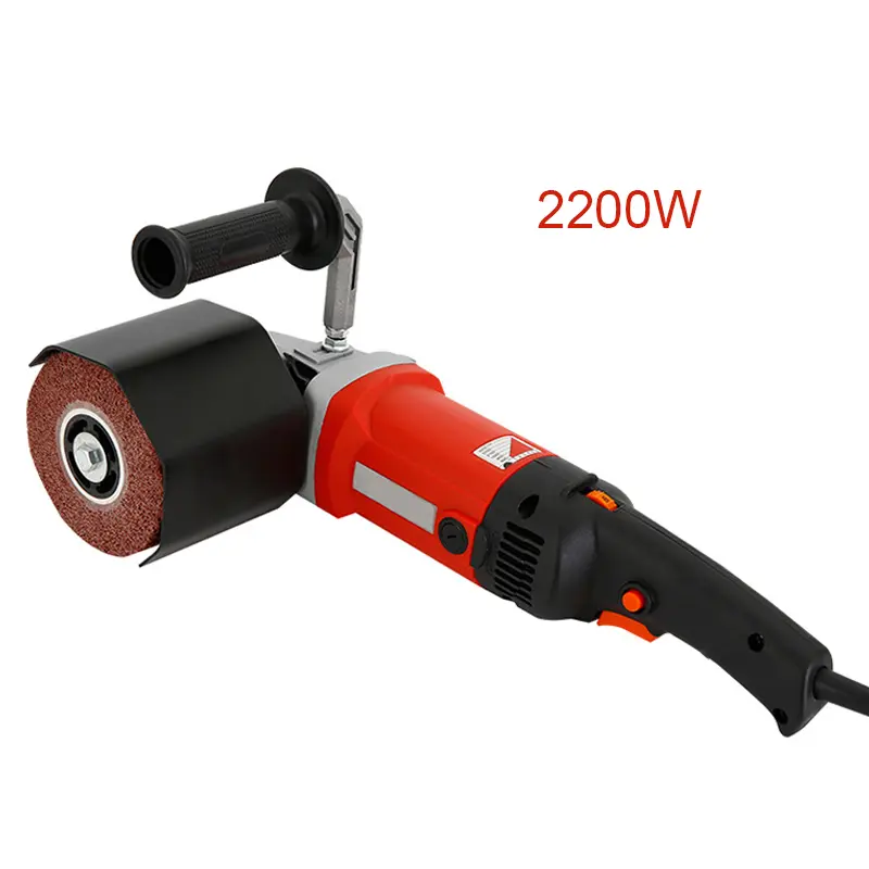 Electric Polishing Machine Burnishing Wire Drawing Machine Handheld Sander Wood Stainless Steel Metal Polisher 2200W 3000rpm