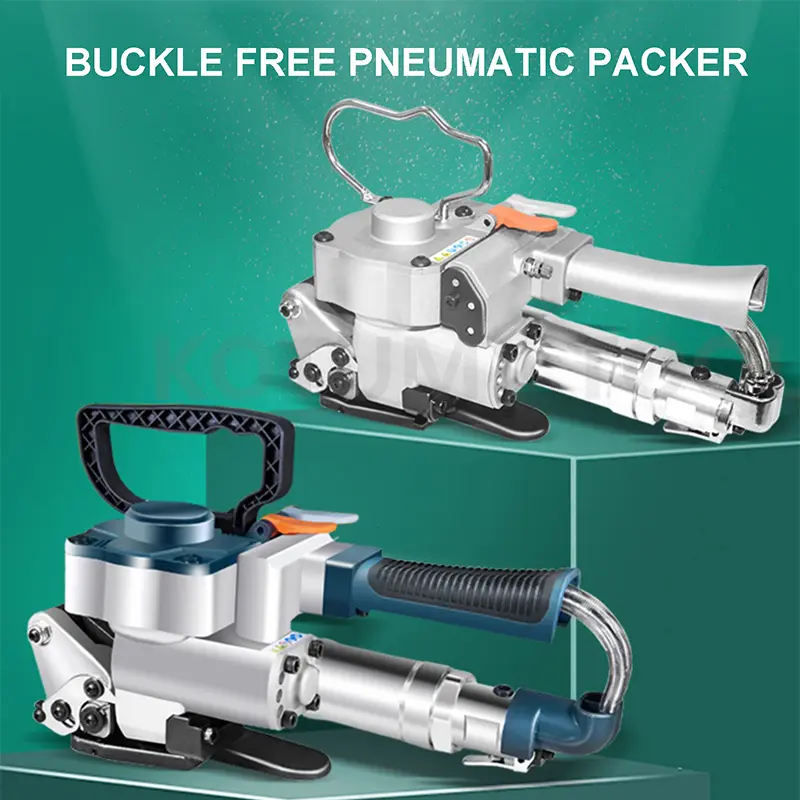 Pneumatic Strapping Wrapping Machine Baler With Friction Welding For 13-19MM PP/PET Strap Bander Packing Machine