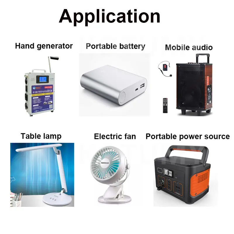 5V 12V 48V Pedal Generator Power Supply Emergency Charger Hand-Crank Generator High Power Outdoor with Light