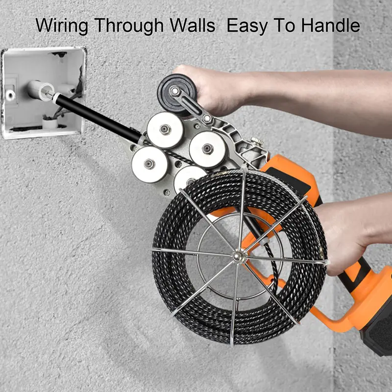 Automatic Electrician Threading Machine Electric Puller Through Wall Electrical Wire Threader Stringing Wire Machine