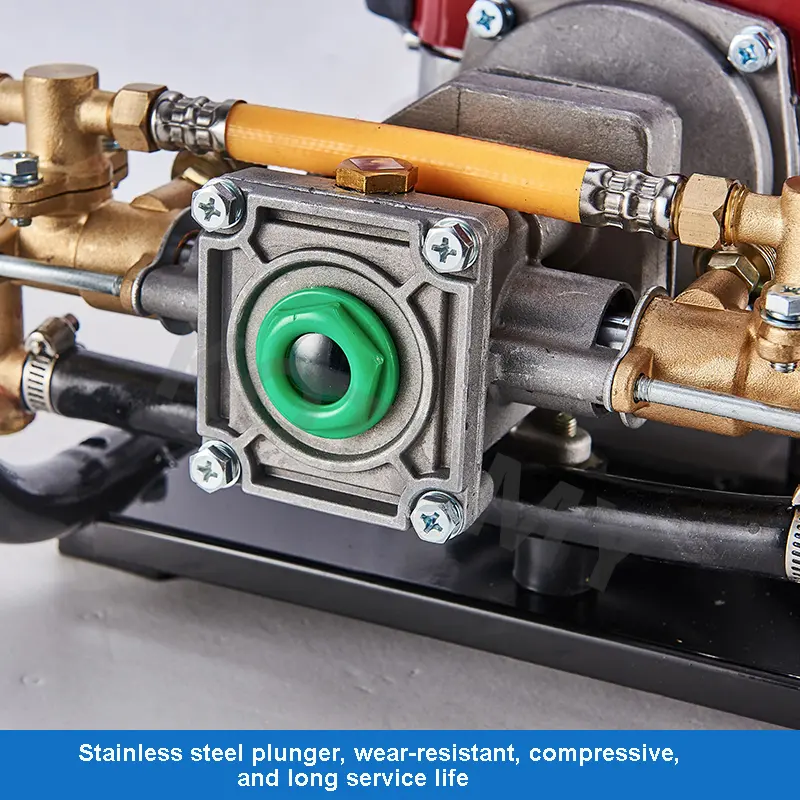 4 Stroke Gasoline High-Pressure Sprayer Roll Tube Integrated Agricultural Fruit Tree Disinfection Flushing Pesticide Machine