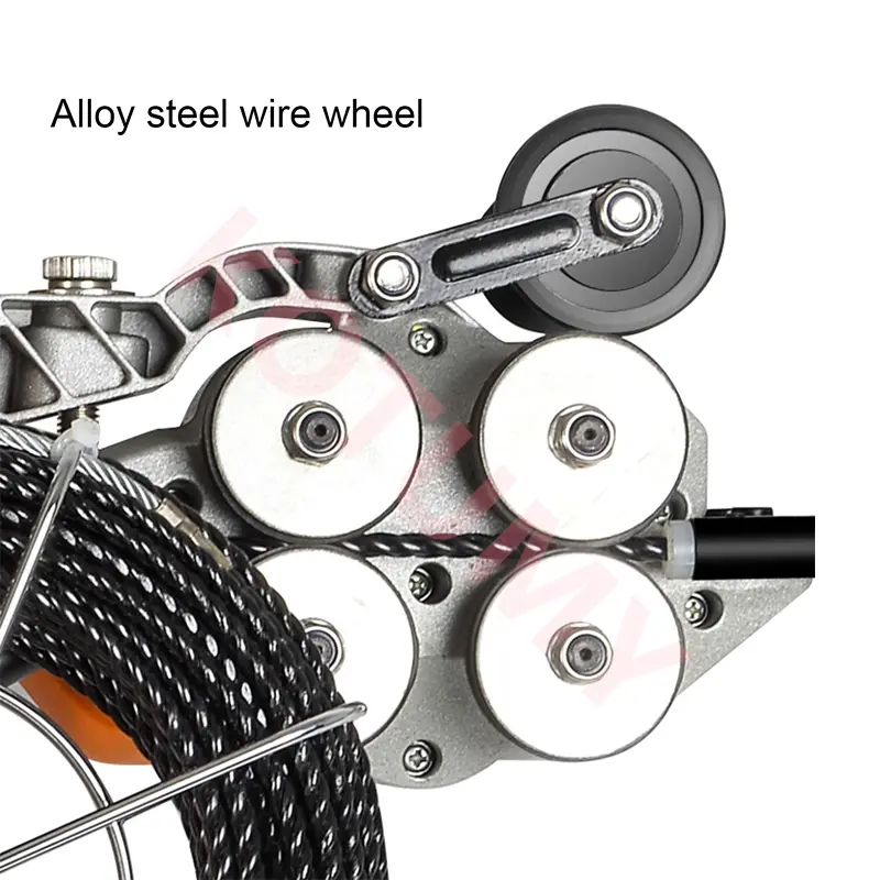Lithium Battery Electric Threading Machine Automatic Pull Wire Stringing Machine Cable Push Puller Tools Through Wall Machine