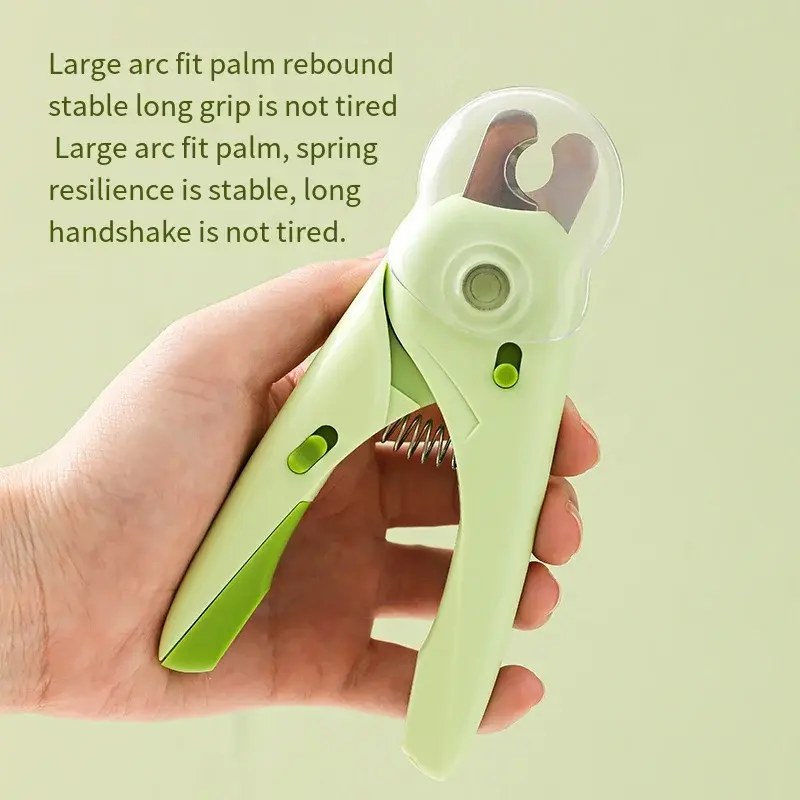 Pet Scissors Professional LED Light Animal Nail Clippers With Battery Cat Dog Toe & Paw Scissors