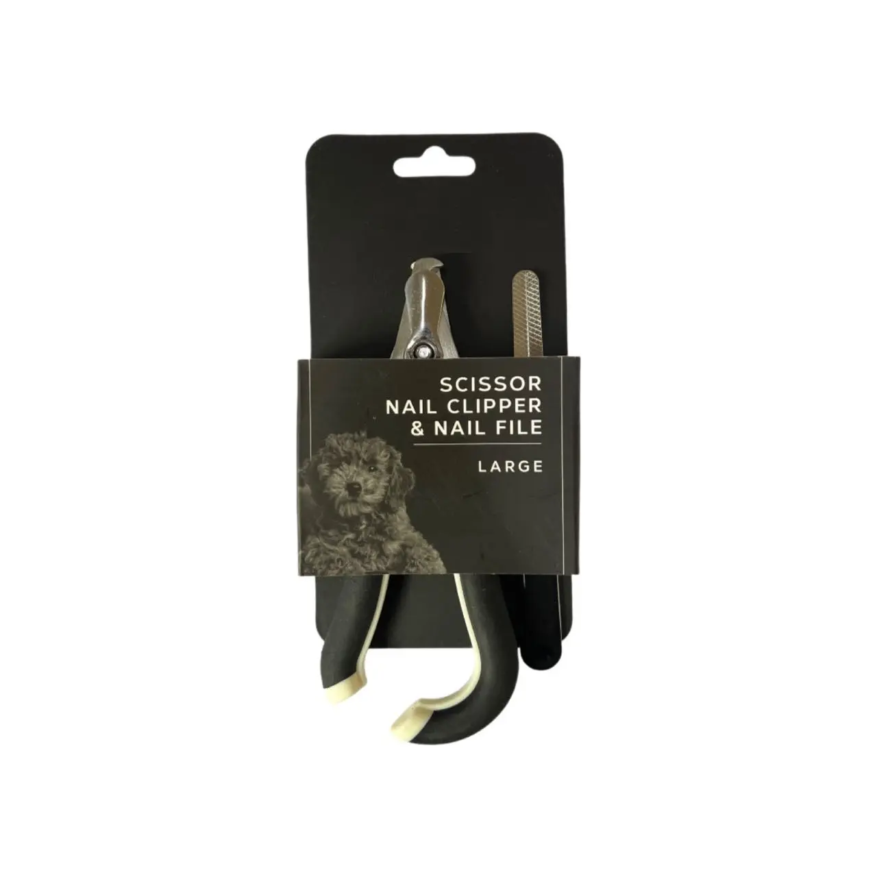 Non Slip Handle Stainless Steel Safety Pet Dog Cat Nail Toe Paw Cutter With Free Nail File