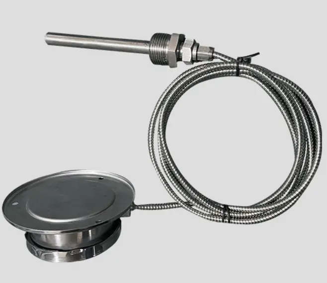 100mm Industrial Stainless Steel Temperature Gauge Capillary Thermometer