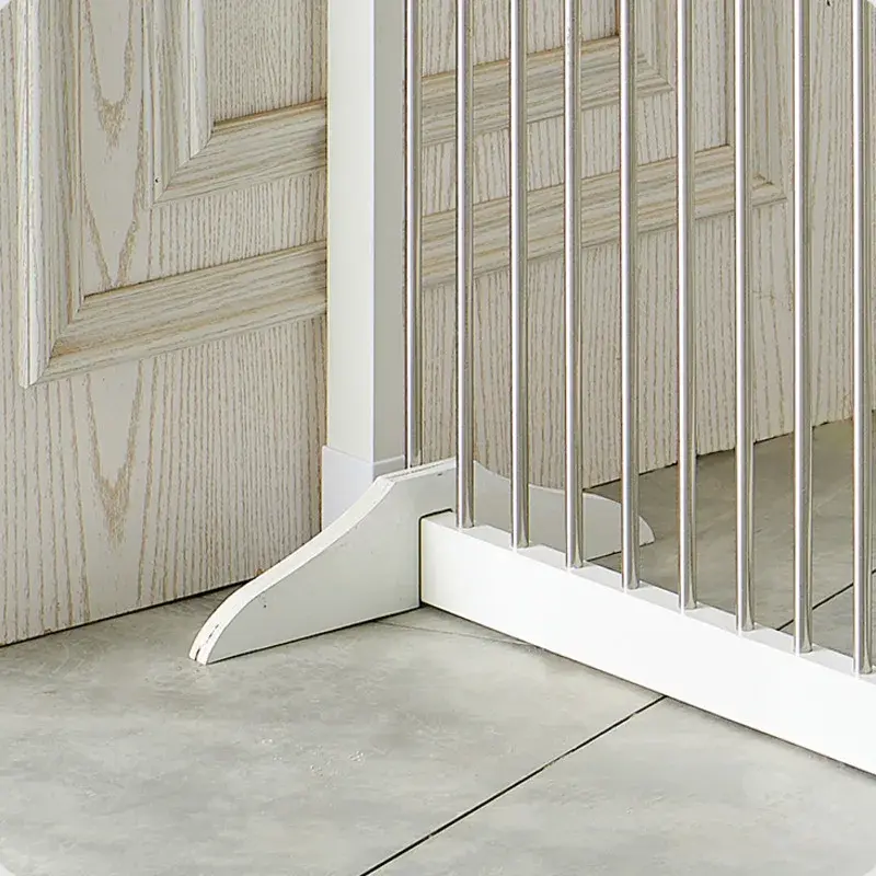 Modern Simple Pet Gate, No-Drill Dog Barrier, Folding Isolation Door, Indoor Heightened Dog Fence For Safe Separation