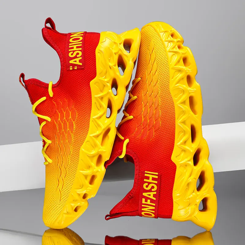 YRZL Men Casual Shoes Mesh Sneakers for Men Breathable Lightweight Slip on Walking Shoes Big Size Comfortable Outdoor Sports