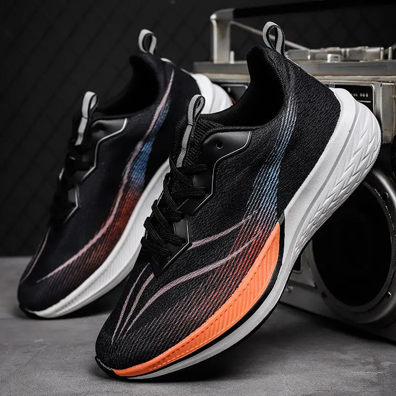 YRZL Running Lightweight Breathable Mesh Sneakers for Non Slip Comfortable Walking Shoes Men Sport Athletic Gym Training Shoes