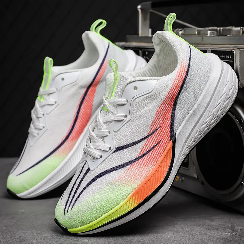 YRZL Running Lightweight Breathable Mesh Sneakers for Non Slip Comfortable Walking Shoes Men Sport Athletic Gym Training Shoes
