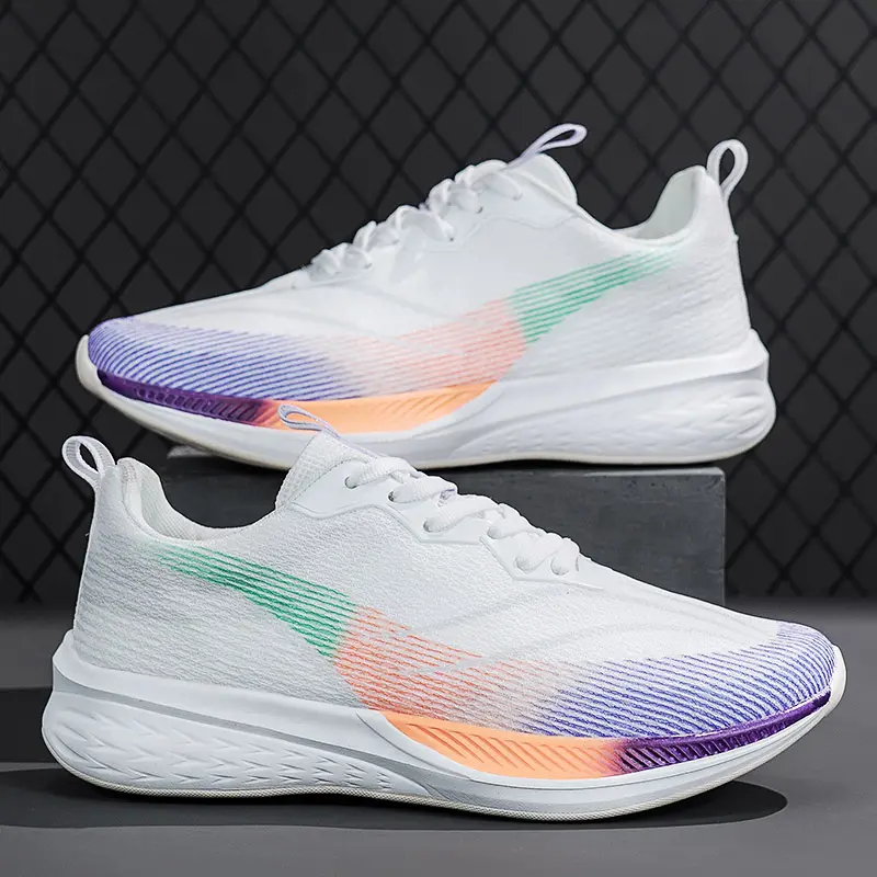 YRZL Running Lightweight Breathable Mesh Sneakers for Non Slip Comfortable Walking Shoes Men Sport Athletic Gym Training Shoes