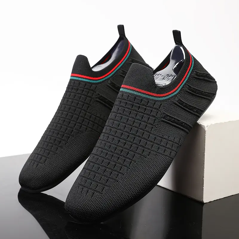 YRZL Loafers Men Soft Driving Moccasins High Quality Flats Male Walking Shoes Breathable Mesh Casual Loafers Summer Mens Shoes