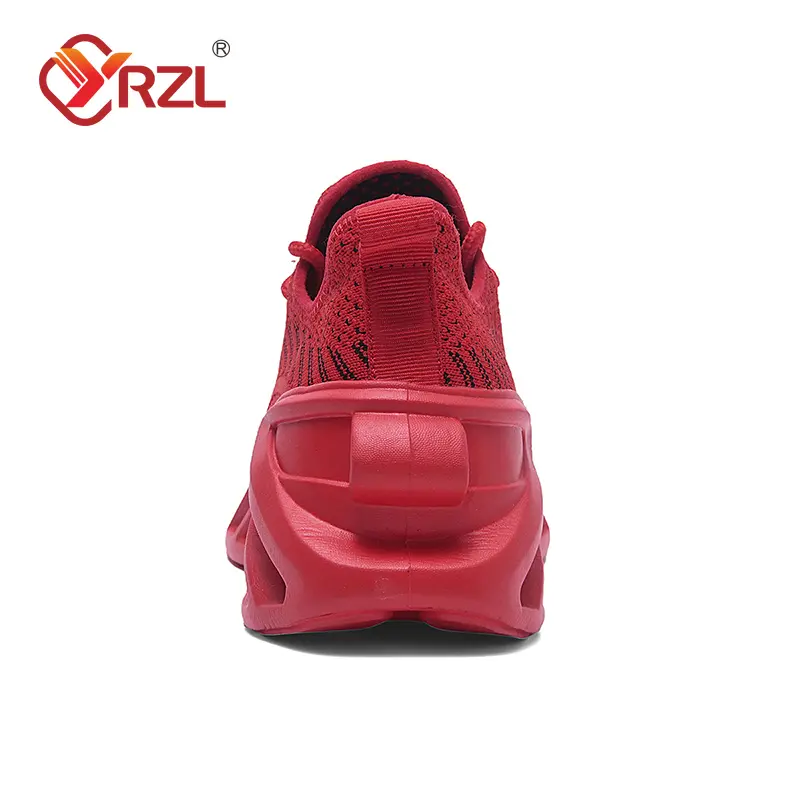 YRZL Mens Sneakers Breathable Non Slip Unisex Thick Sole Walking Shoes Comfortable Lightweight Casual Tennis Shoes for Men