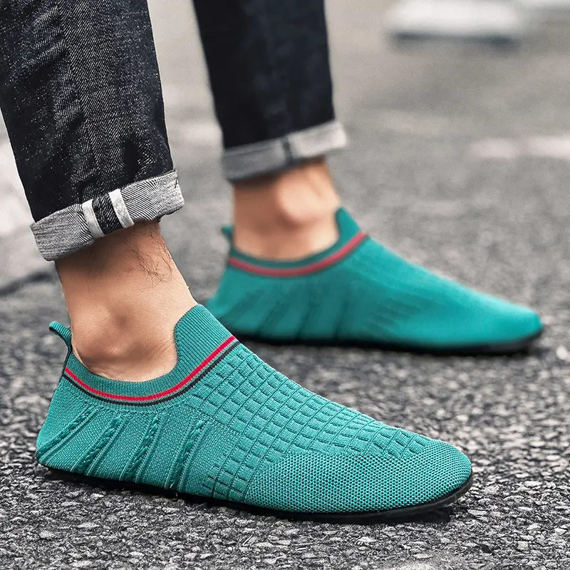YRZL Loafers Men Soft Driving Moccasins High Quality Flats Male Walking Shoes Breathable Mesh Casual Loafers Summer Mens Shoes