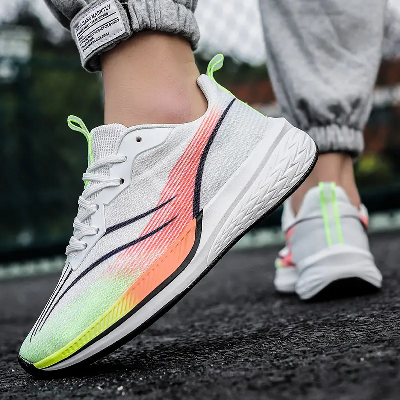 YRZL Running Lightweight Breathable Mesh Sneakers for Non Slip Comfortable Walking Shoes Men Sport Athletic Gym Training Shoes