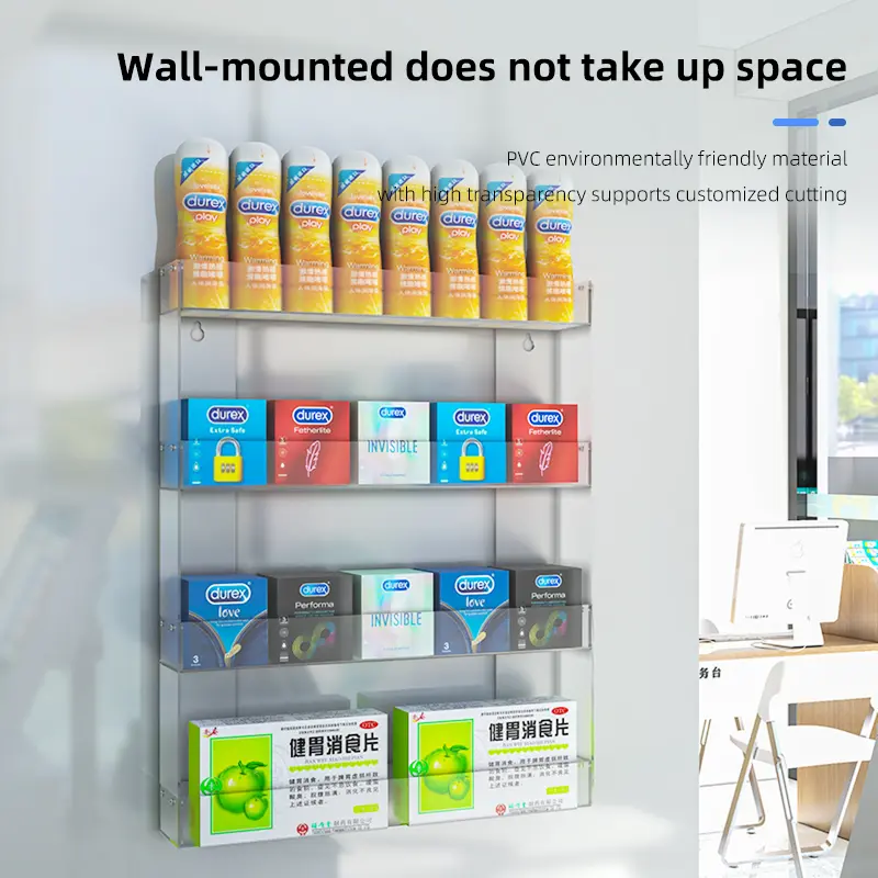 Cigarette Display Stand Snack And Beverage Racks Drug Display Cabinet Supermarket Convenience Store Display Racks