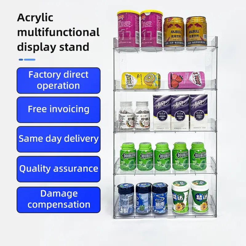Cigarette Display Stand Snack And Beverage Racks Drug Display Cabinet Supermarket Convenience Store Display Racks
