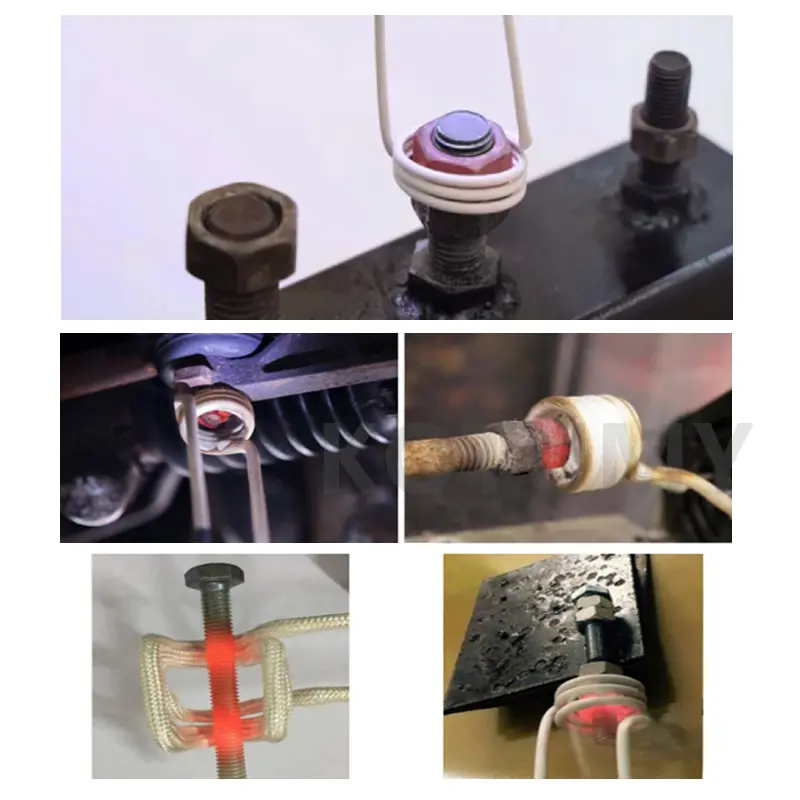 Hand-held 1500W Magnetic Induction Heater Automotive Flameless Heat Induction Heating Machine Bolt Remover Repair Machine Tool