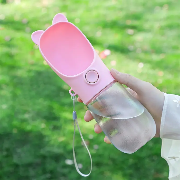 The New 350ml 400ml Portable Outdoor Pet Water Bottle Leak-proof Dog Drinking Water Bottle Portable Cup Has Arrived.