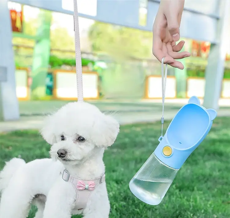 The New 350ml 400ml Portable Outdoor Pet Water Bottle Leak-proof Dog Drinking Water Bottle Portable Cup Has Arrived.