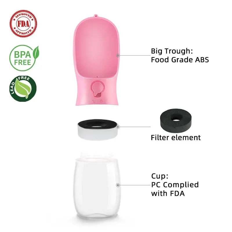 Premium Affordable Outdoor Portable Pet Feeding Folding Water Cup