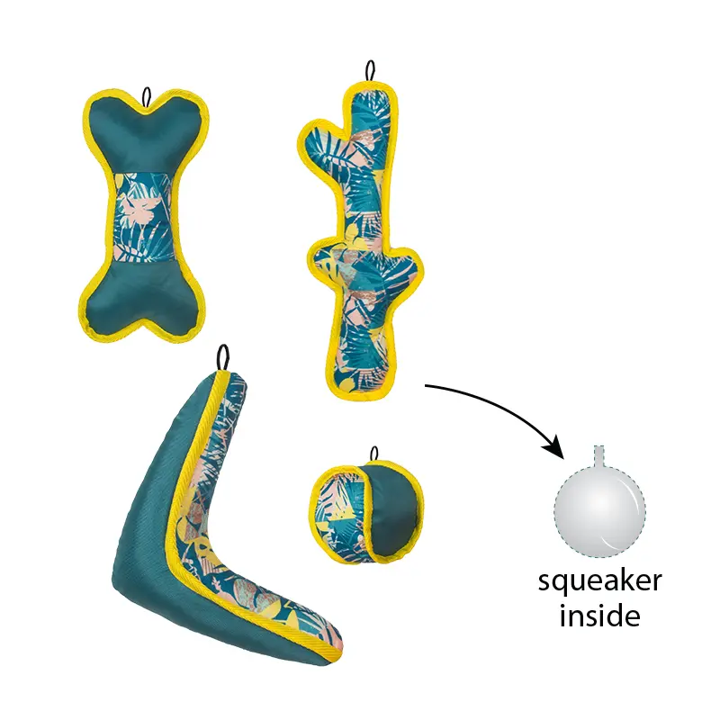 Manufacturer Wholesale Chew Dog Rope Toys Set Jungle Series