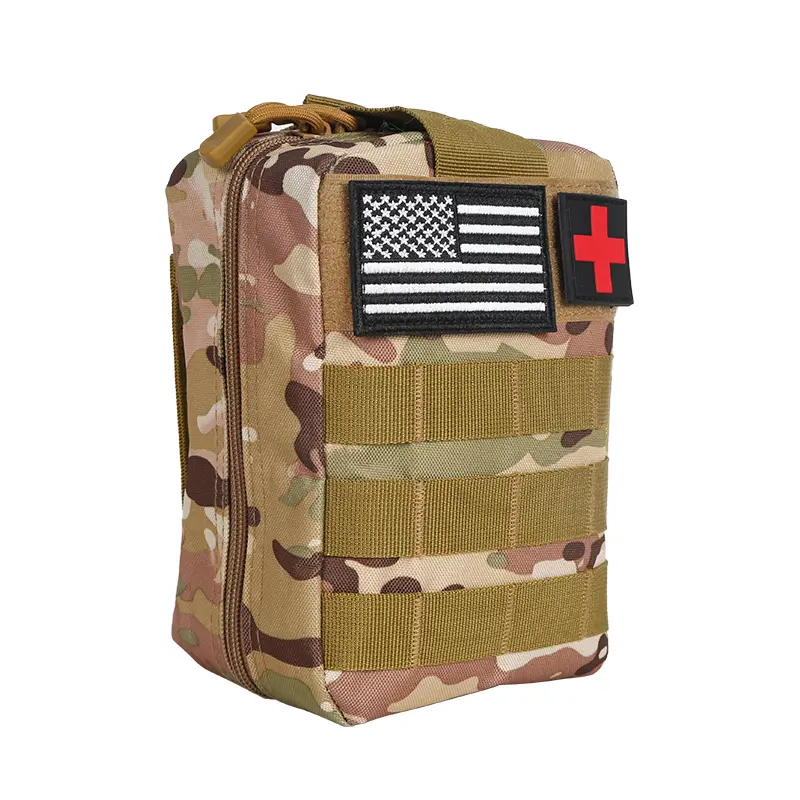 Wholesale Emergency Survival Kit And First Aid Kit 142Pcs Professional Survival Gear And Equipment With Molle Pouch For Camping