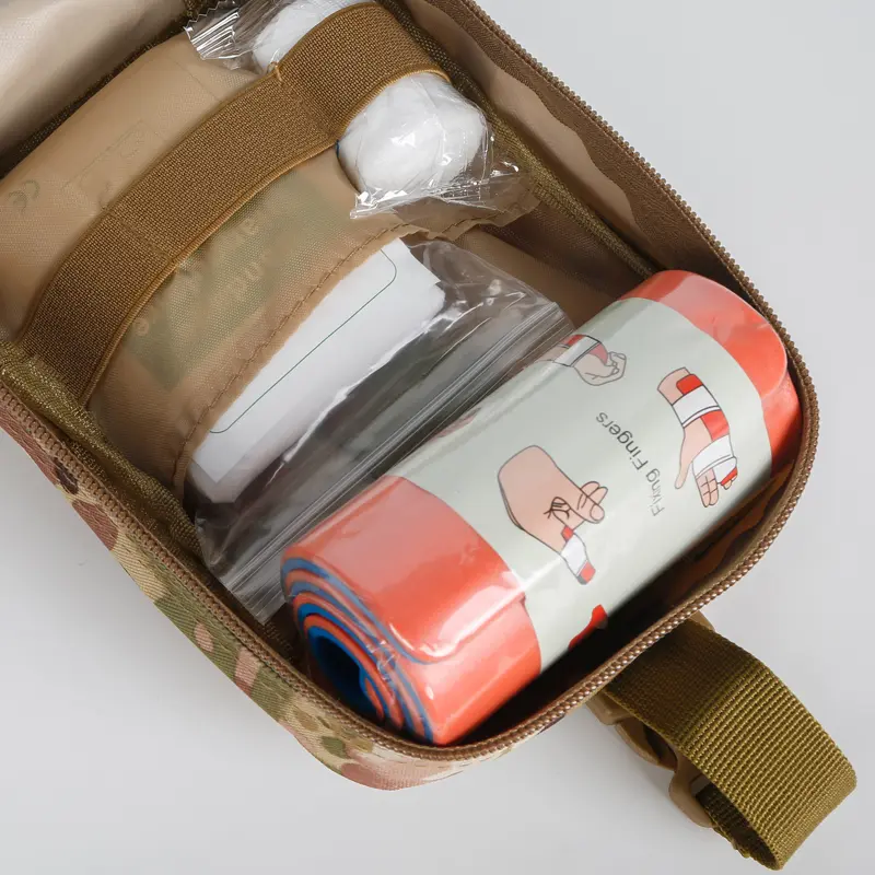 Wholesale Emergency Survival Kit And First Aid Kit 142Pcs Professional Survival Gear And Equipment With Molle Pouch For Camping